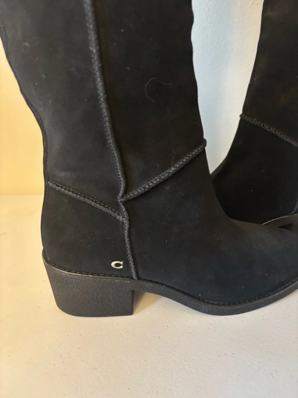 Coach Lucia Over the Knee boots NWOB